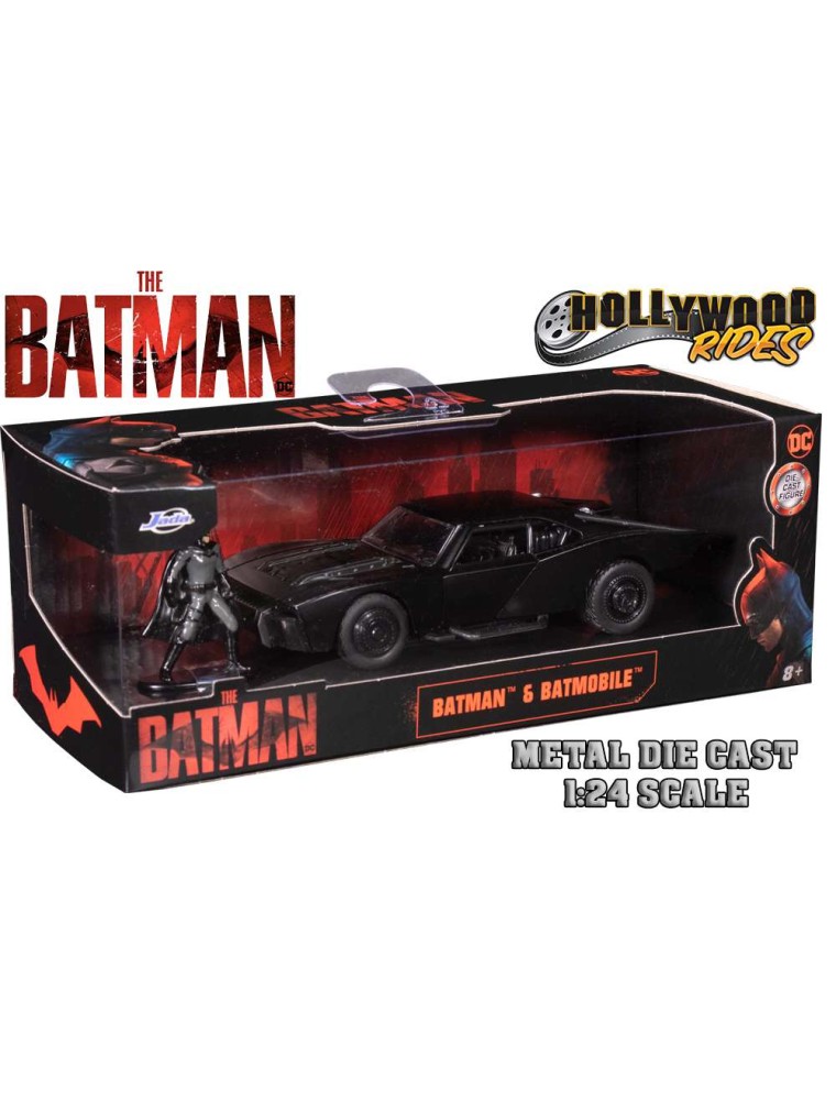 THE BATMAN 2022 BATMOBILE+FIGURE 1:24