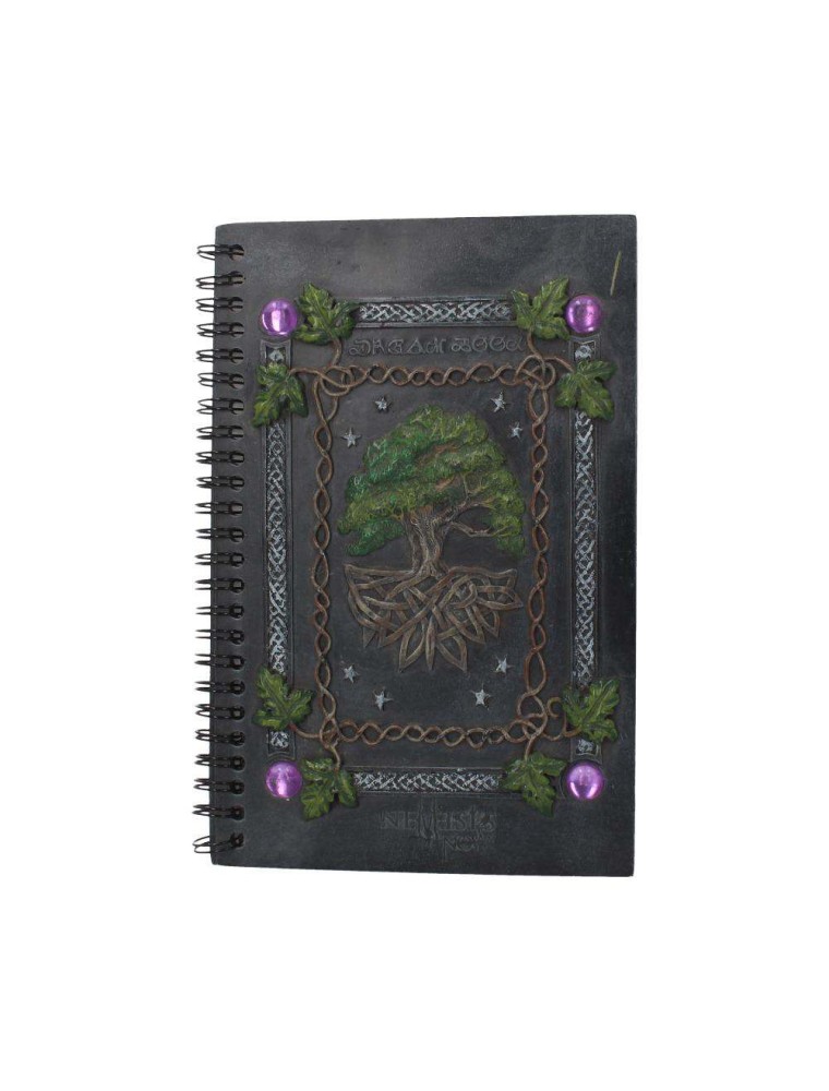 NOTEBOOK RESIN SPIRAL COVER TREE OF LIFE