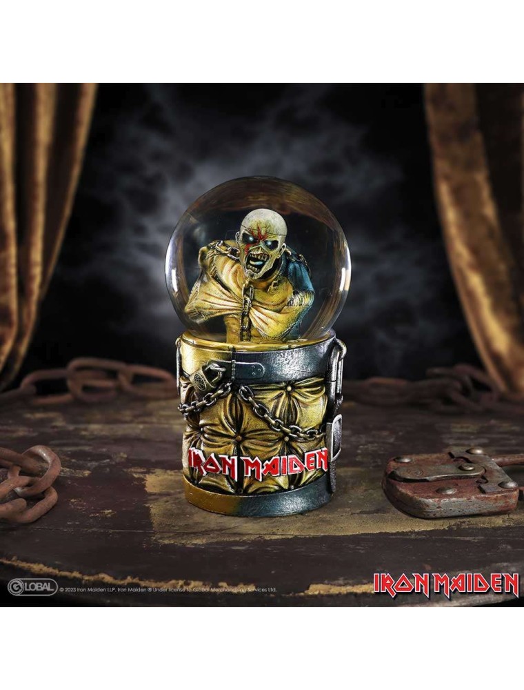 IRON MAIDEN PIECE OF MIND SNOW GLOBE