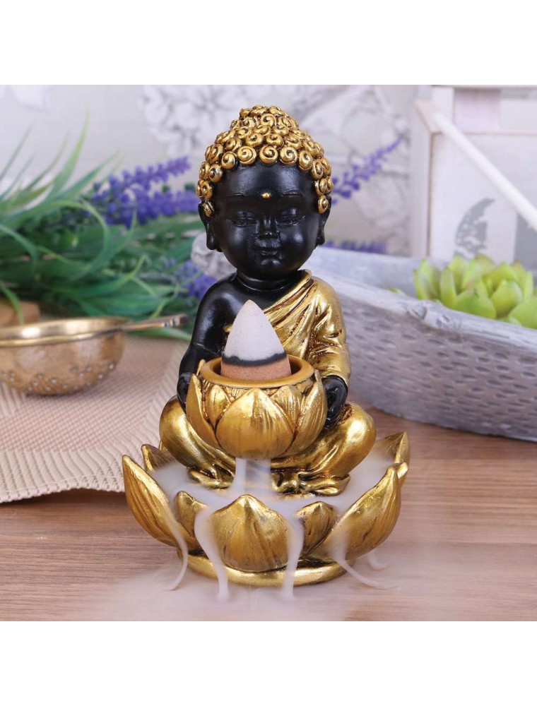 BUDDHA BABY BUDDHA BACKFLOW INCENSE BURN