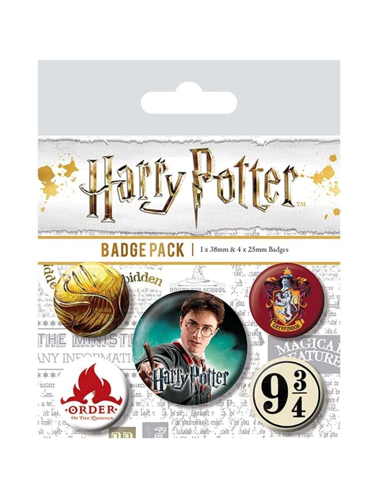 HARRY POTTER GRYFFINDOR BADGE PACK