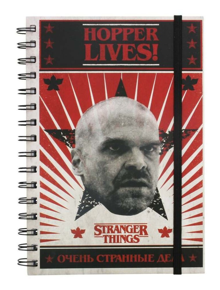 STRANGER THINGS HOPPER LIVES A5 NOTEBOOK