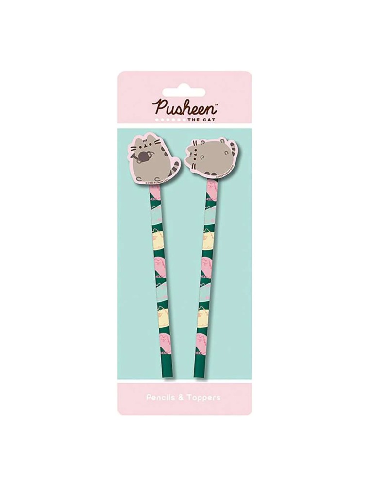 PUSHEEN PENCILS AND TOPPERS