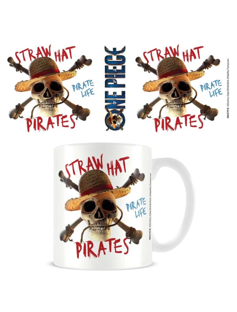 ONE PIECE LIVE ACT STRAW HAT PIR WHT MUG