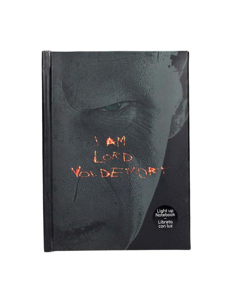 HP LORD VOLDEMORT NOTEBOOK W/LIGHT