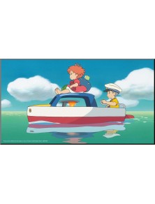 PONYO AND SOSUKE WOOD PANEL