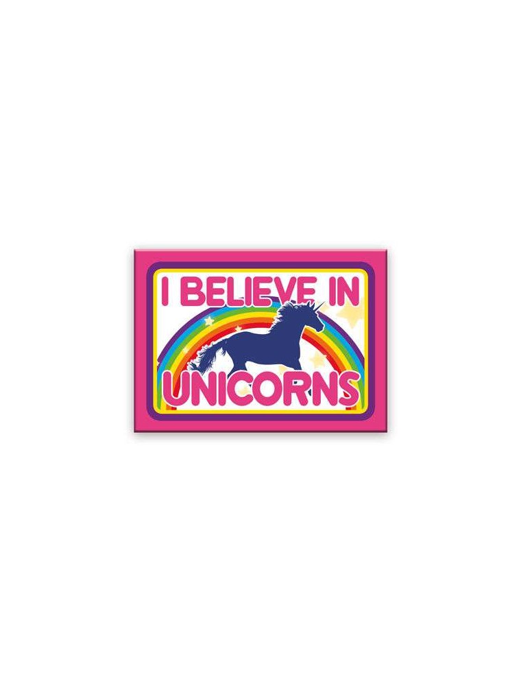 UNICORNS I BELIEVE FLAT MAGNET