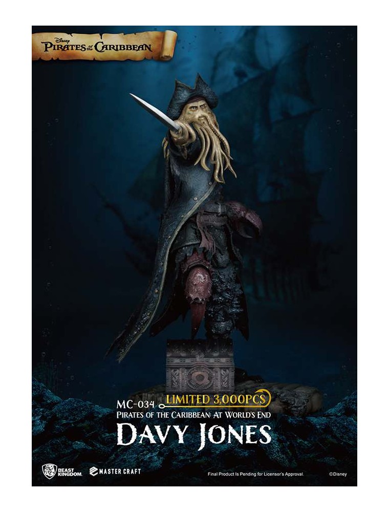 POTC WORLDS END DAVY JONES MASTER CRAFT