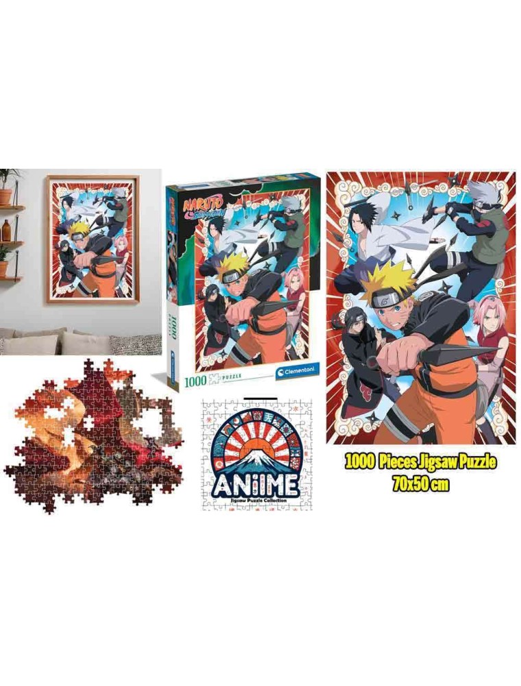 NARUTO NINJAS 1000 PCS JIGSAW PUZZLE