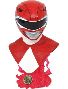 MMPR 3D RED RANGER 1/2 BUST