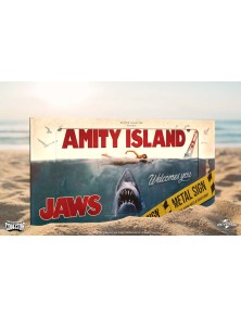 JAWS METAL SIGN