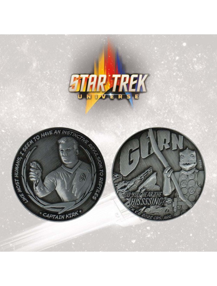 ST-CAPTAIN KIRK & GORN LTD ED MEDALLION