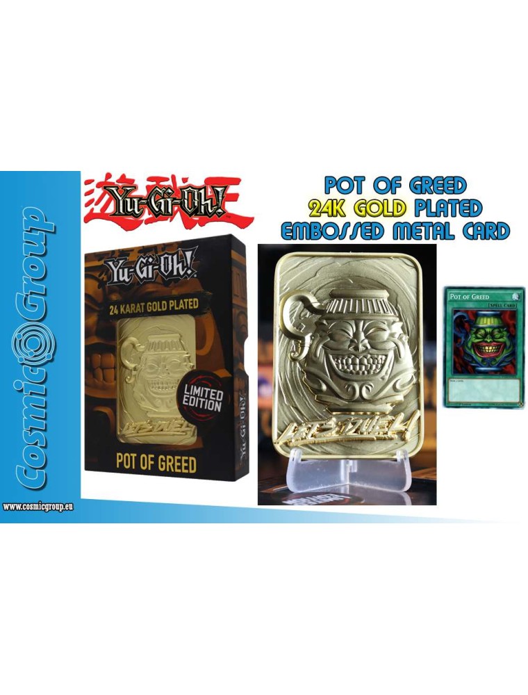 YU-GI-OH! LTD ED 24K GOLD-POT OF GREED