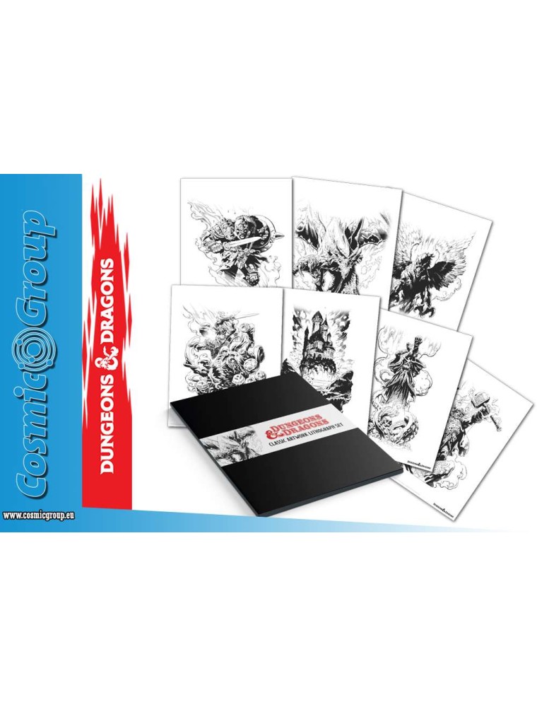 DUNGEONS & DRAGONS LITHOGRAPH SET