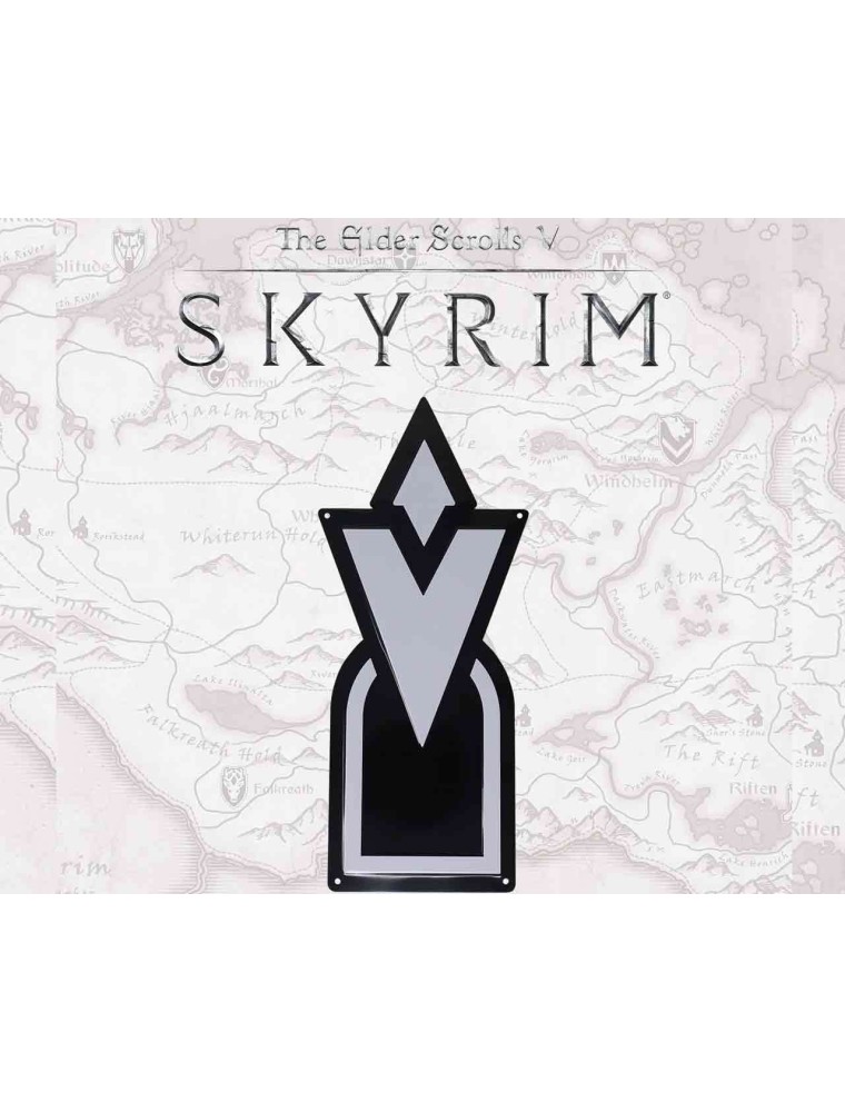 ES SKYRIM QUEST MARKER TIN SIGN