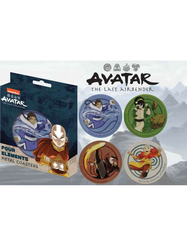 AVATAR TLA COASTERS SET (4)