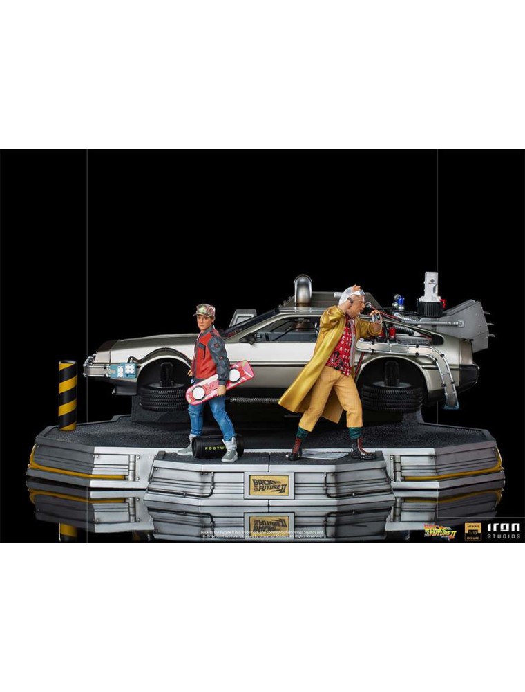 BTTF 2 DELOREAN FULL DLX SET 1/10 ART ST