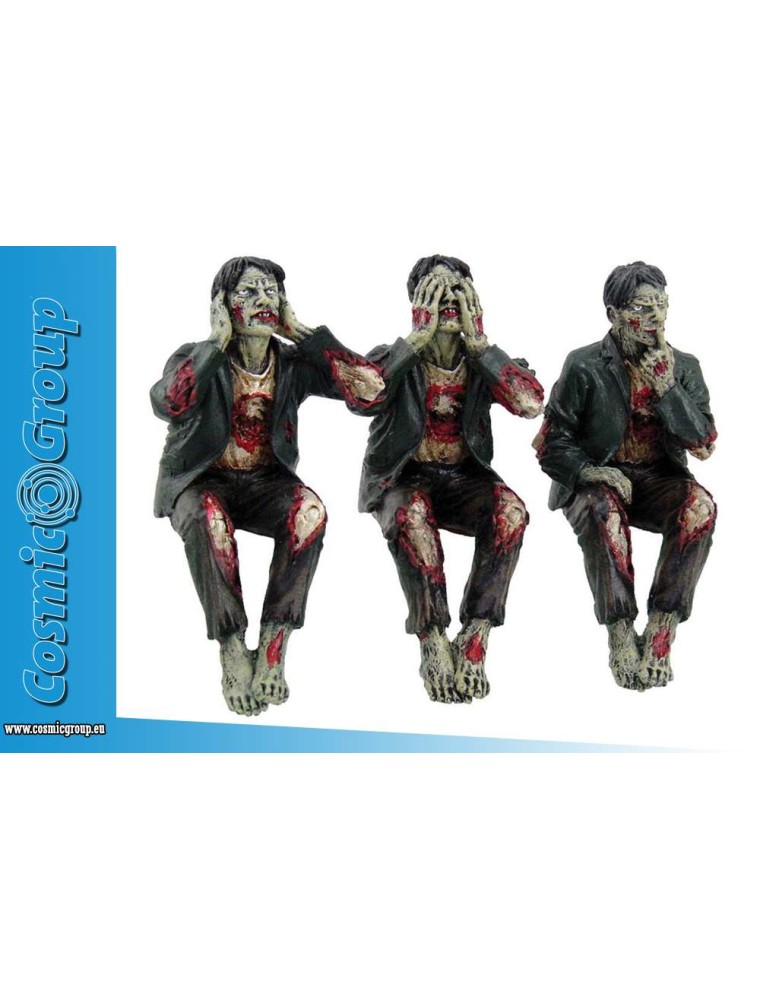 SEE NO HEAR NO SPEAK NO EVIL ZOMBIES