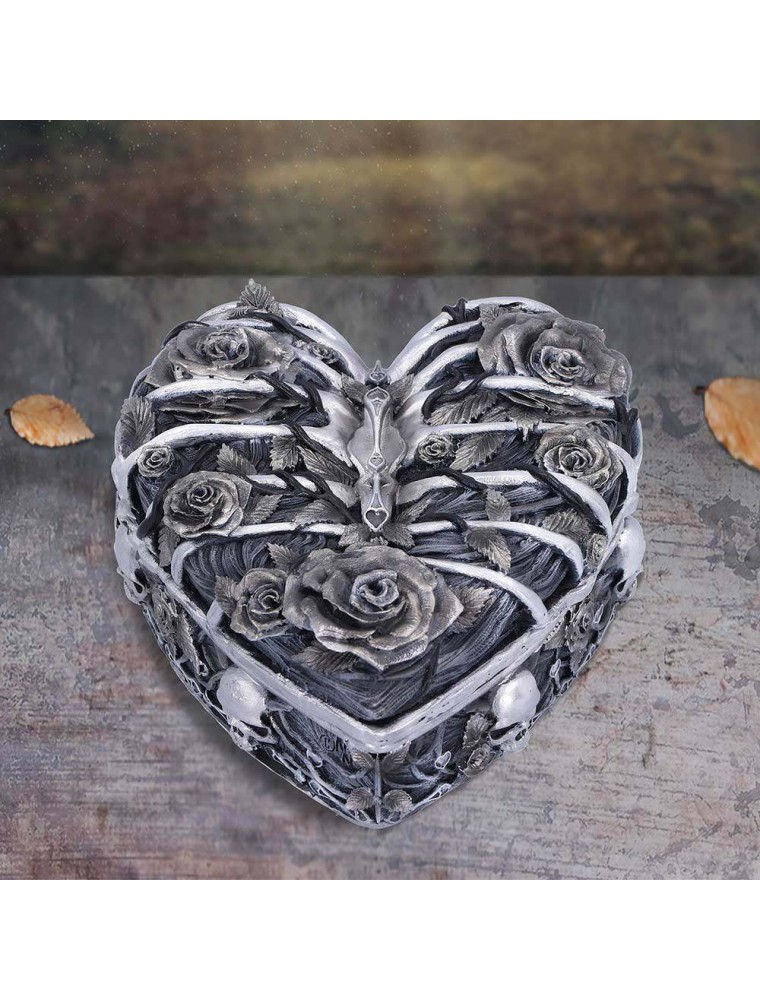 GOTHIC CAGED HEART BOX