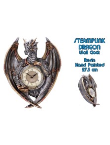 STEAMPUNK DRAGON WALL CLOCK