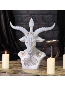 BAPHOMET WHITE BUST