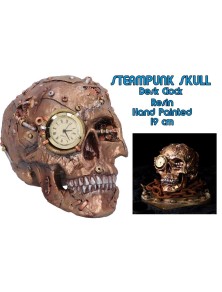 STEAMPUNK SKULL CLOCK