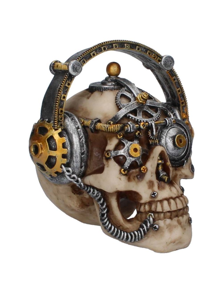 STEAMPUNK TECHNO TALK SMALL SKULL