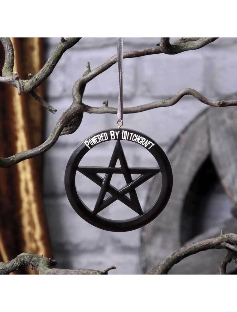 POWERED BY WITCHCRAFT HANGING ORNAMENT