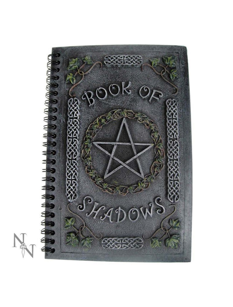 NOTEBOOK RESIN SPIRAL COVER IVY PENTAGRM