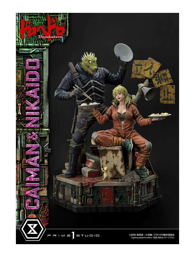 DOROHEDORO CAIMAN & NIKAIDO STATUE