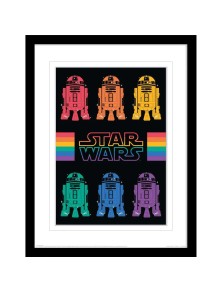 STAR WARS PRIDE R2D2 RAINBOW