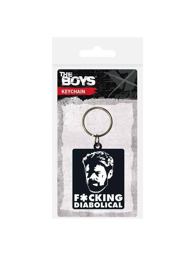 THE BOYS THE BUTCHER RUBBER KEYCHAIN