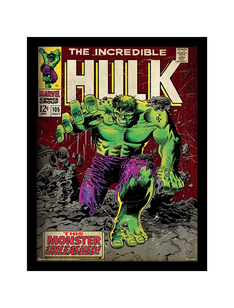 INCREDIBLE HULK #105 COLLECTOR PRINT