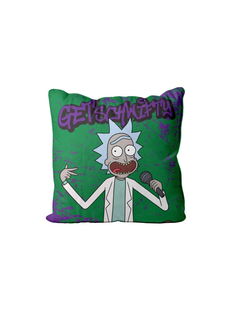 RICK & MORTY GETSCHWIFTY SQUARE CUSHION