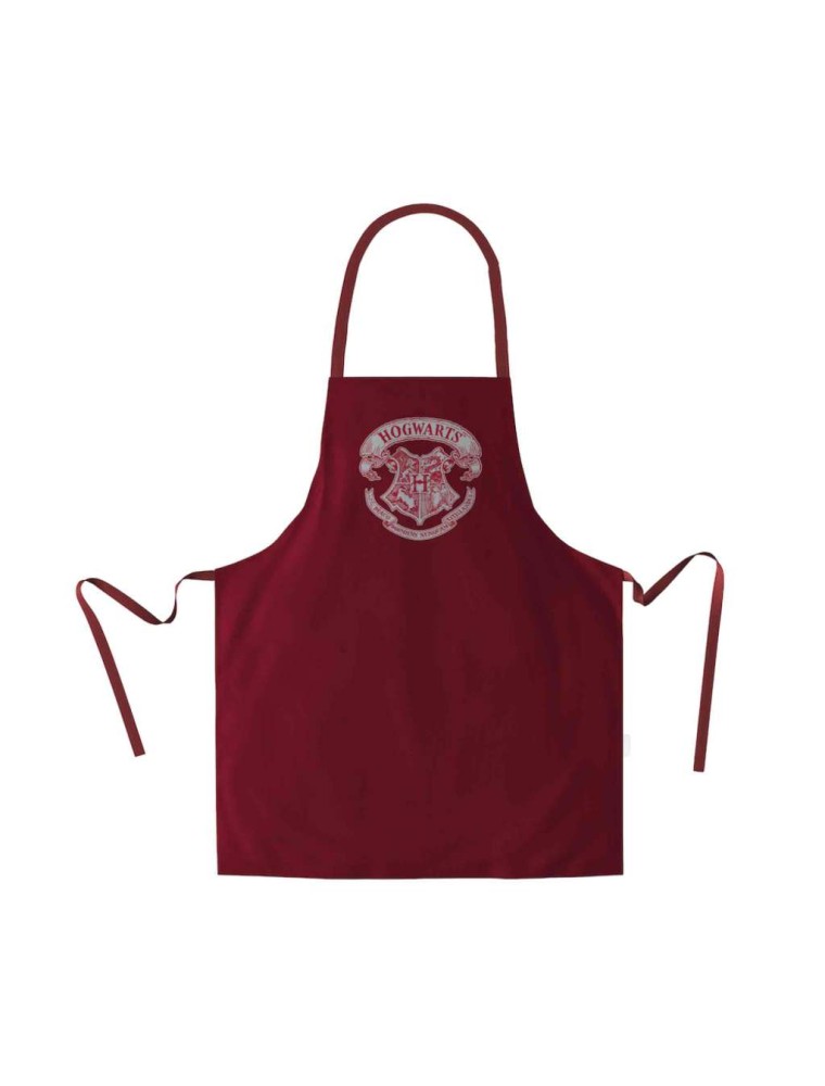 HP HOGWARTS LOGO RED APRON