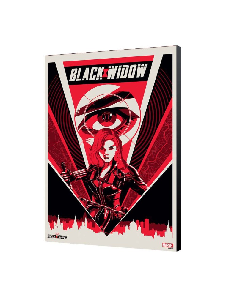 BLACK WIDOW MOVIE MOSCOW WOOD PANEL