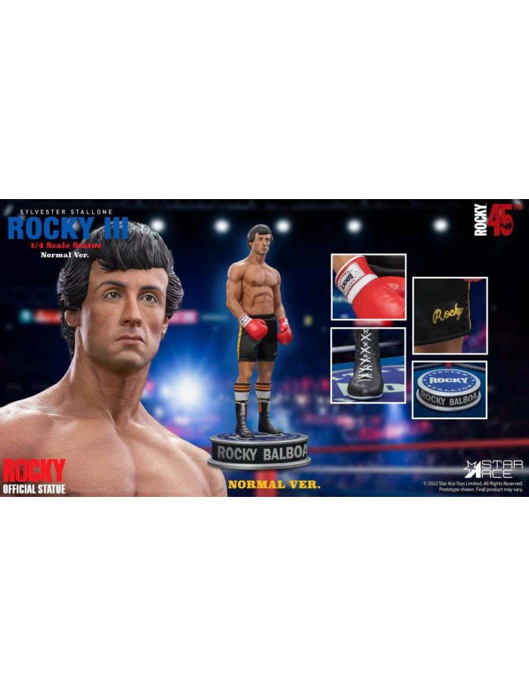 ROCKY III REGULAR RESIN STATUE