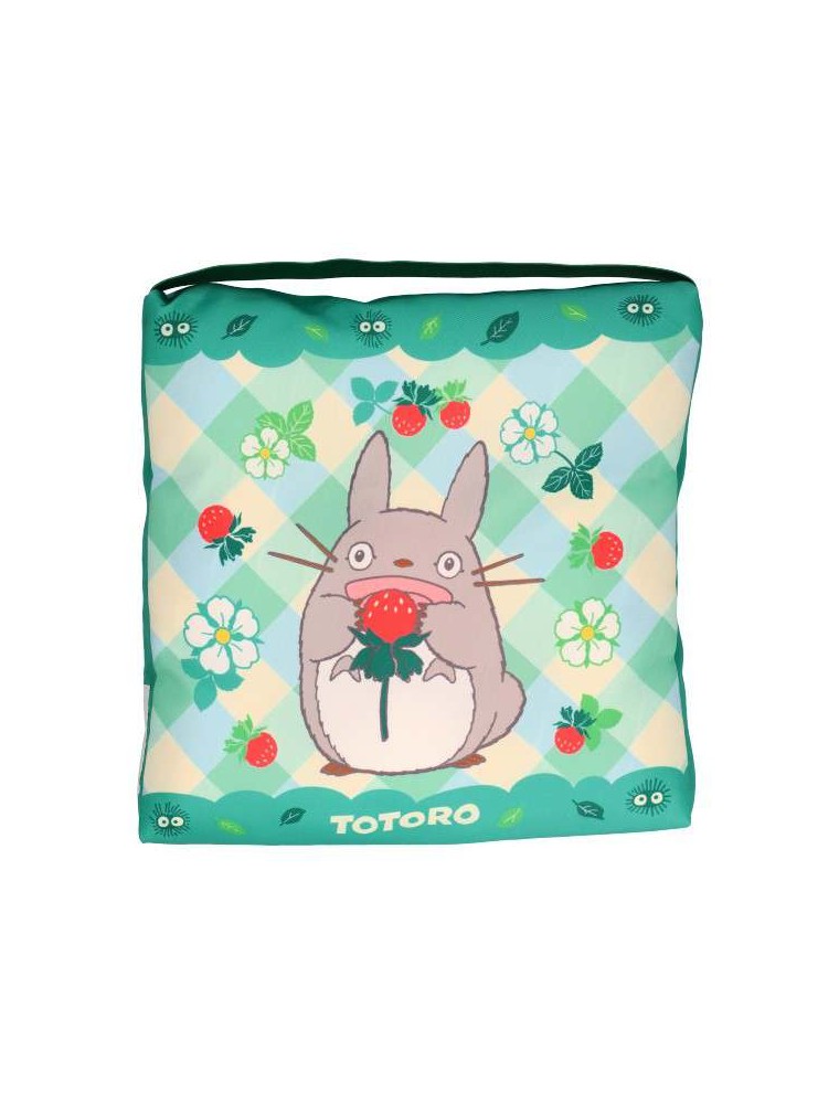 TOTORO WITH STRAWBERRIES 30x30x5 CUSHION