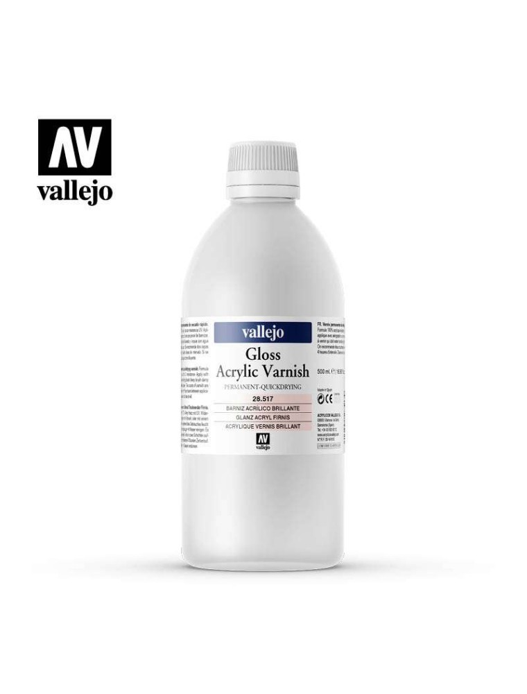 AUXILIARY GLOSS VARNISH 500ML 28517