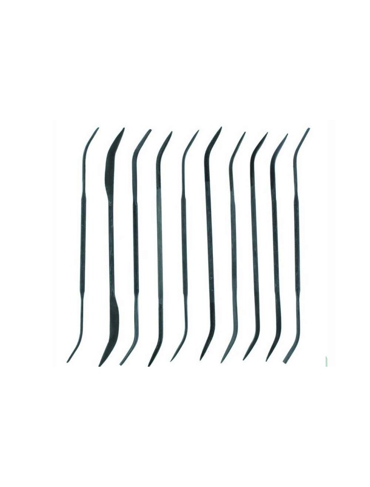 CURVED RIFFLER FILE SET (10) T03003