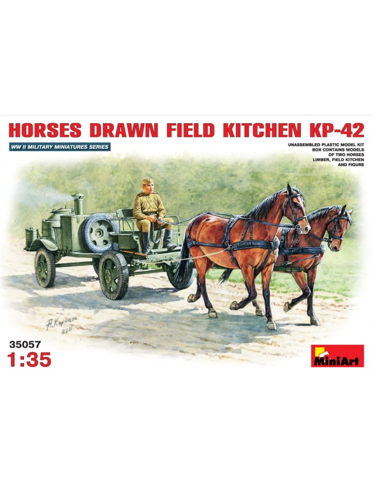 MINI ART - 1/35 Horses Drawn Field Kitchen KP-42