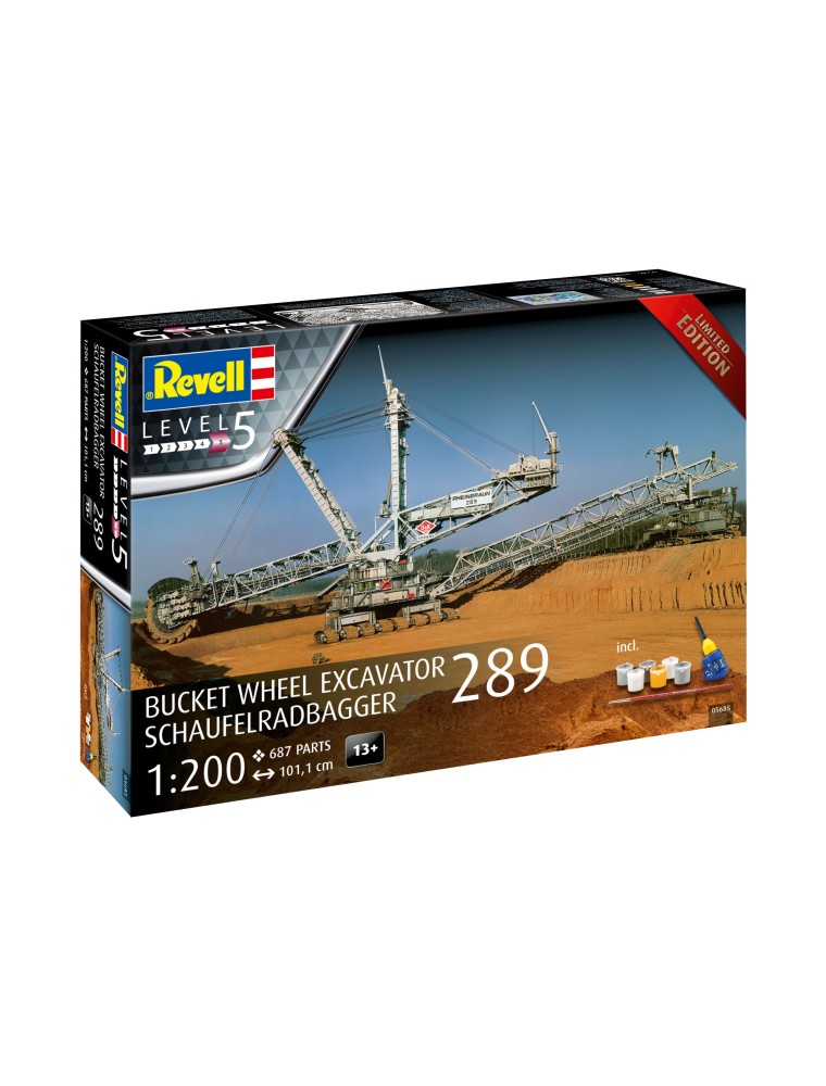 REVELL - 1/200 Gift Set Bucket Wheel Excavator 289 / Schaufelradbagger 289