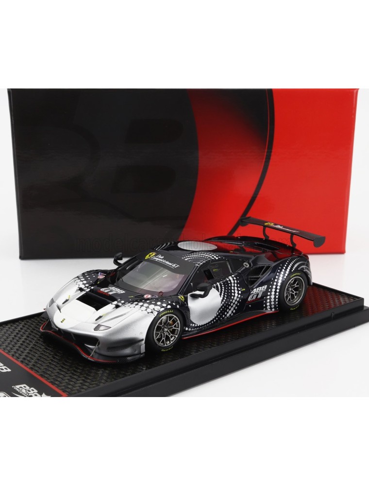 FERRARI - 488 GT MODIFICATA 2020 - BLUE SILVER - 1/43