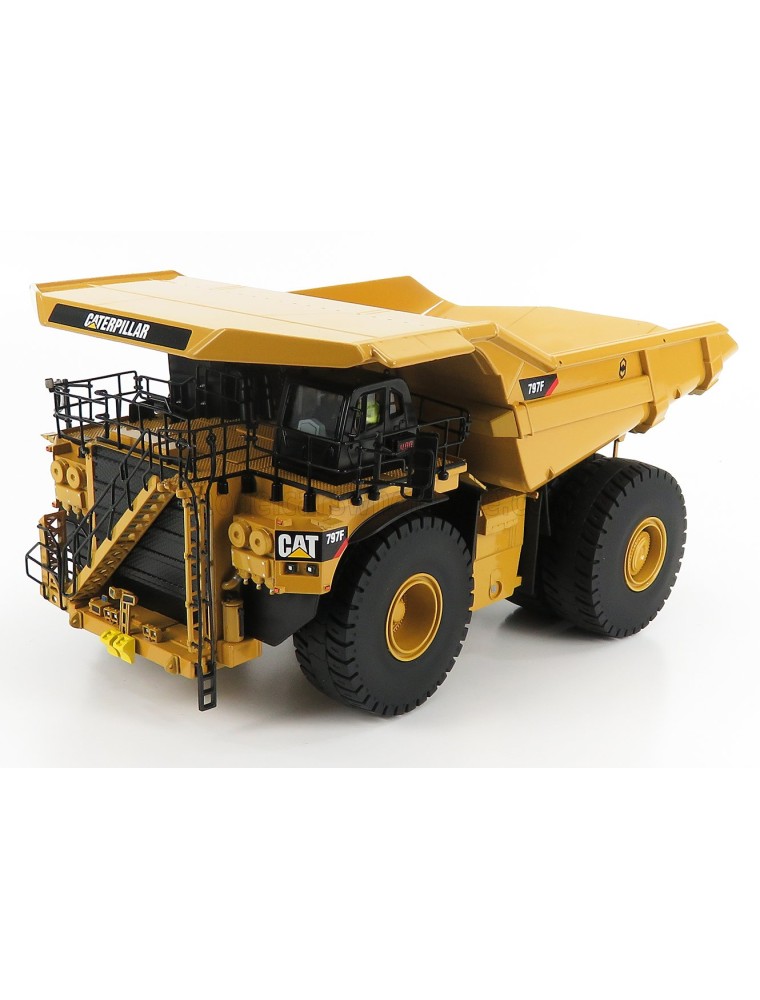 CATERPILLAR - CAT797F CASSONE RIBALTABILE CAVA MINERARIA - MINING TRUCK - YELLOW BLACK - 1/50