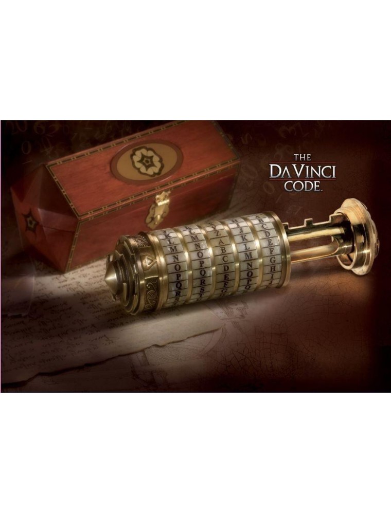 Il Codice Da Vinci Confezione in Legno Replica Cryptex 16cm 1/1 Noble Collection