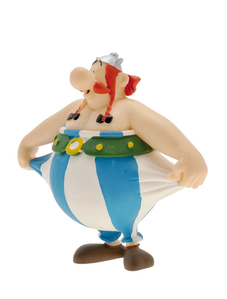 Asterix: Obelix Che Si Tiene I Pantaloni Mini Figure Plastoy