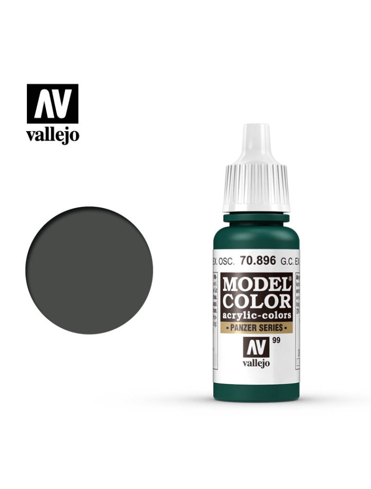 VALLEJO MC 099 GER CAM EXT DARK GREEN 70896 COLORI VALLEJO