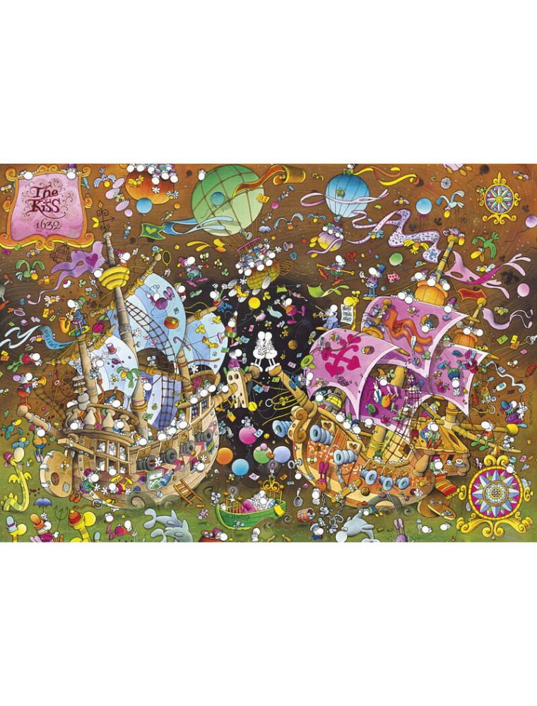 Mordillo The Kiss High Quality Puzzle 6000 Pezzi Clementoni