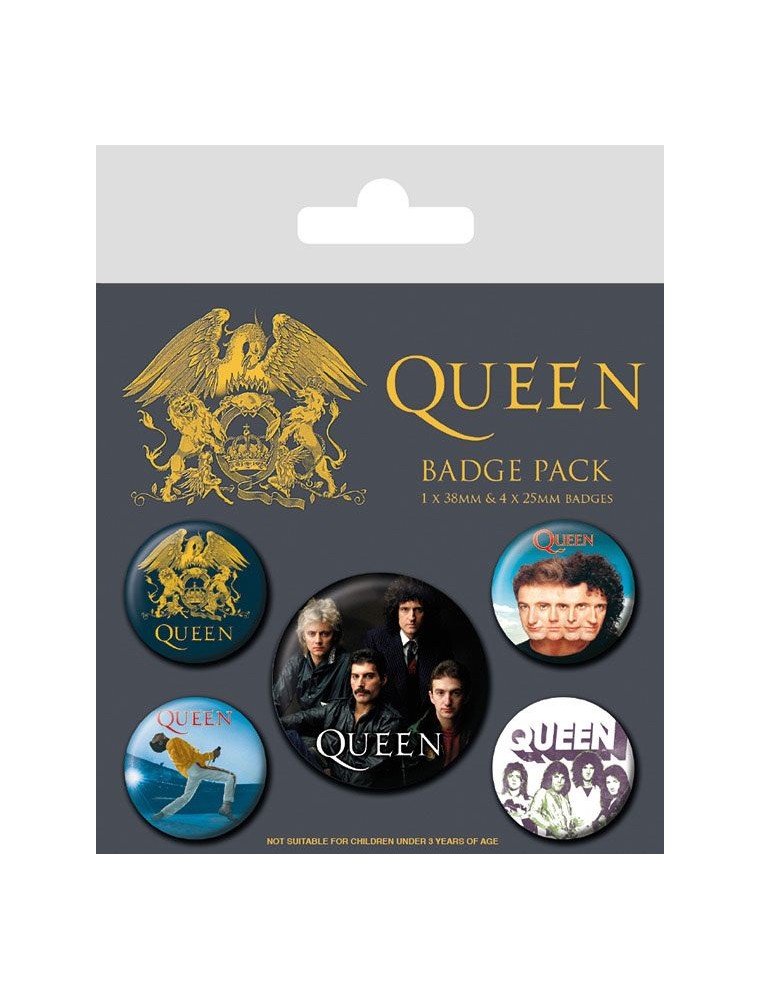 Queen Spilla Badges 5-pack Classic Pyramid International