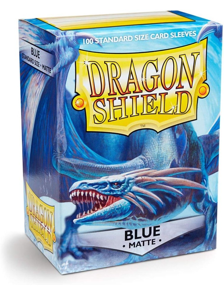 Dragon Shield Bustine Protettive Standard Size Matte Blue (100) Accessori